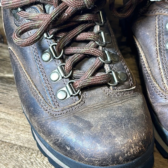 Timberland (Women) 95310 Sz 6 Hiker Trail Hiking Brown Ankle Leather Boot Shoes - Picture 5 of 12